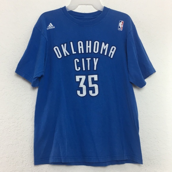 ✅Men Adidas NBA OKC Kevin Durant Shirt Size M - Picture 1 of 5